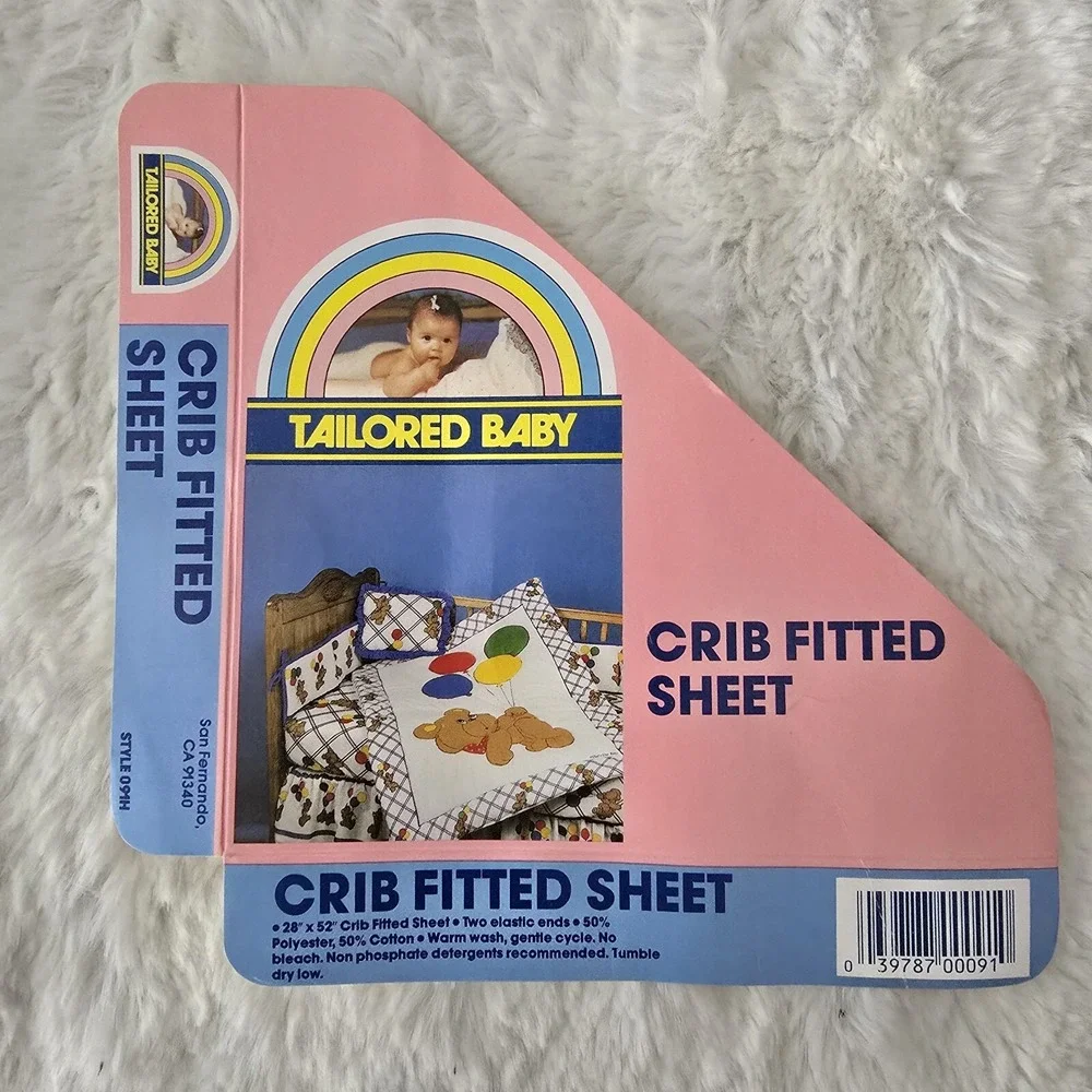 Tailored Baby Fitted Crib Sheet 28x52